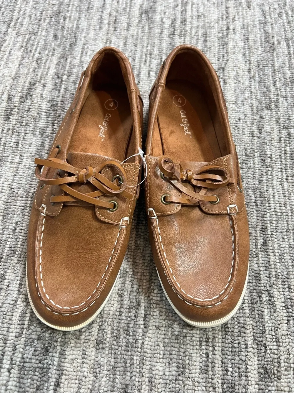 Cat & Jack - Kids' Easton Boat Shoes Size 4